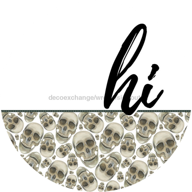 Halloween Door Hanger Dco-01580-Dh 18’ Round Wood